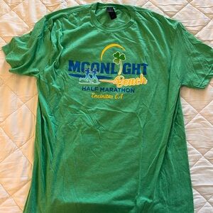 Gildan Green Moonlight Beach Marathon Tee
